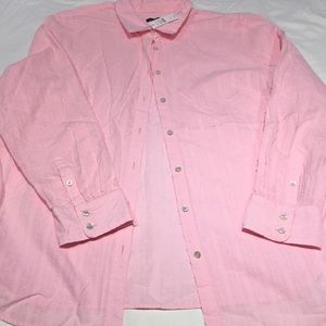 NWT pink Swiss dot blouse xl by Talbots
